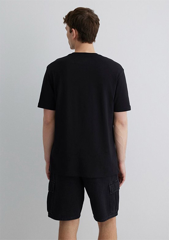 MAVİ Jean Siyah Erkek Baskılı T-shirt