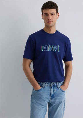 MAVİ Lacivert Erkek Baskılı T-Shirt