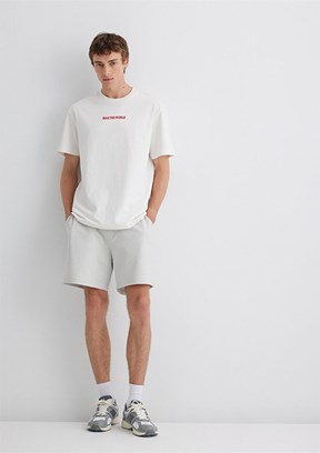 MAVİ Gri Erkek Loose Fit  Şort