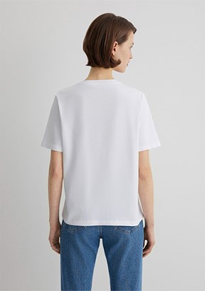 MAVİ Beyaz Kadın Baskılı T-Shirt
