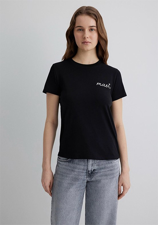 MAVİ Siyah Kadın Baskılı T-Shirt