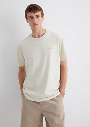 MAVİ Bej Erkek Baskılı T-Shirt