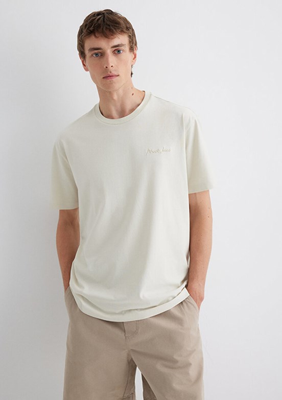 MAVİ Bej Erkek Baskılı T-Shirt