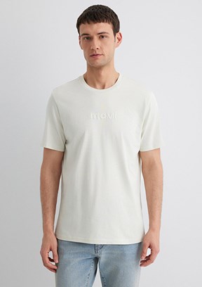 MAVİ Gri Erkek Baskılı T-Shirt