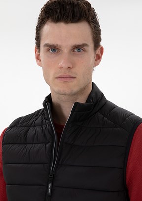 PİERRE CARDİN Siyah Erkek Slim Mont