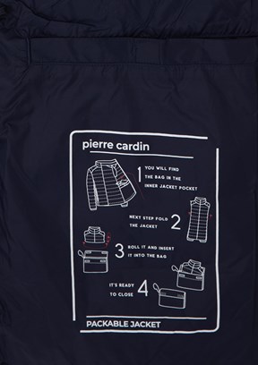 PİERRE CARDİN Lacivert Erkek Slim Mont