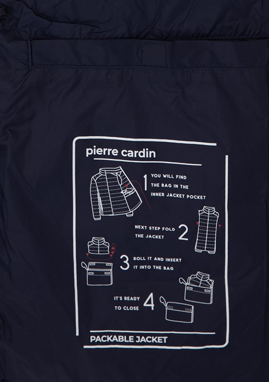 PİERRE CARDİN Lacivert Erkek Slim Mont