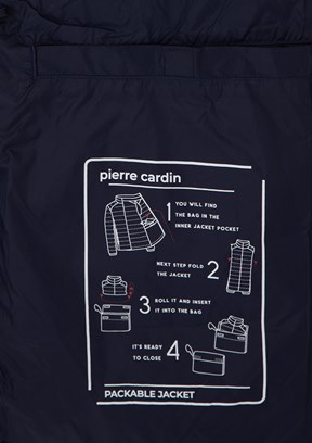 PİERRE CARDİN Lacivert Erkek Slim Mont