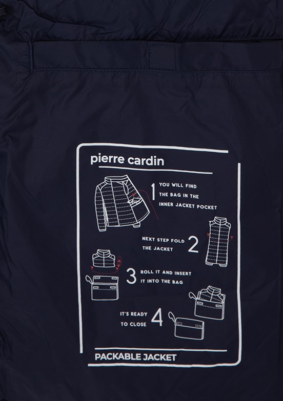 PİERRE CARDİN Lacivert Erkek Slim Mont
