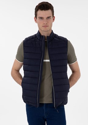 PİERRE CARDİN Lacivert Erkek Slim Mont