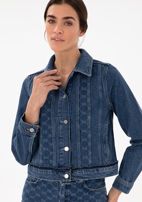 PİERRE CARDİN Kadın Mavi Denim Gömlek