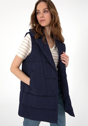 PIERRE CARDIN Lacivert Kadın Basic Mont