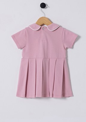 US POLO ASSN Pembe Kız Bebek Basic Elbise