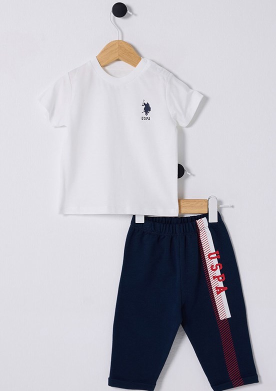 US POLO ASSN Lacivert Erkek Bebek Eşofman Takımı