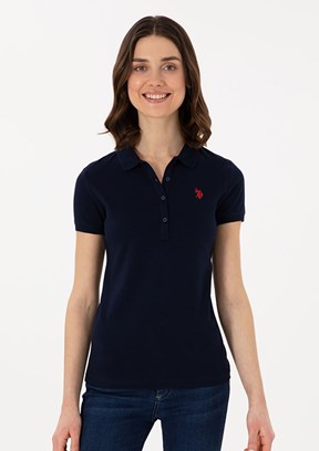 US POLO ASSN Lacivert Kadın Slim T-shirt