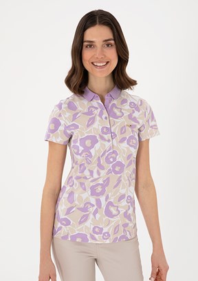 US POLO ASSN Mor Kadın Slim T-shirt