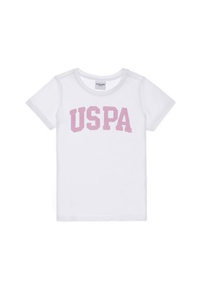 US POLO ASSN Beyaz Kız Çocuk Basic T-Shirt