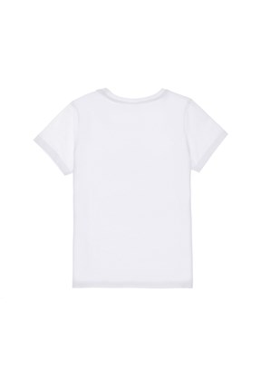 US POLO ASSN Beyaz Kız Çocuk Basic T-Shirt