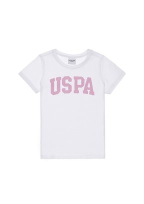 US POLO ASSN Beyaz Kız Çocuk Basic T-Shirt