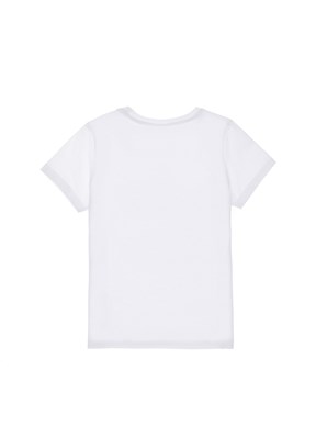 US POLO ASSN Beyaz Kız Çocuk Basic T-Shirt