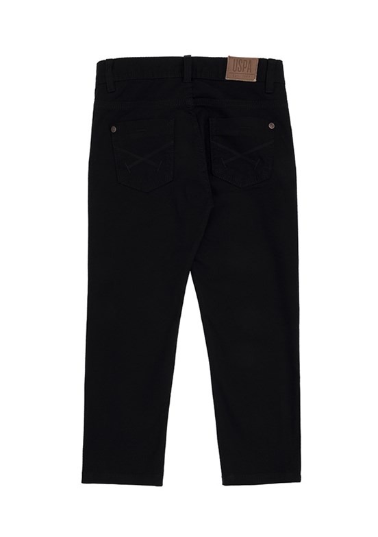 US POLO ASSN Siyah Erkek Çocuk Slim Pantolon
