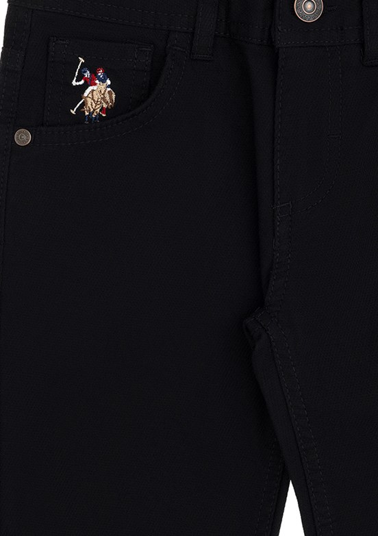 US POLO ASSN Siyah Erkek Çocuk Slim Pantolon