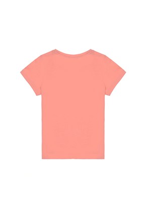 US POLO ASSN Pembe Kız Çocuk Slim T-Shirt