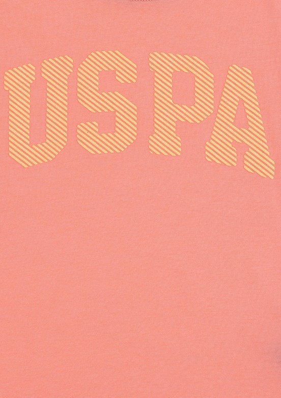 US POLO ASSN Pembe Kız Çocuk Slim T-Shirt