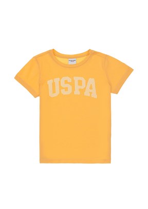 US POLO ASSN Turuncu Kız Çocuk Slim T-Shirt