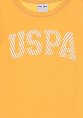 US POLO ASSN Turuncu Kız Çocuk Slim T-Shirt
