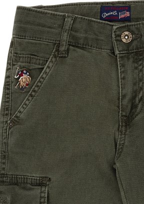 US POLO ASSN Yeşil Erkek Çocuk Straight Jean Pantolon