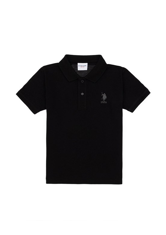 US POLO ASSN Siyah Erkek Çocuk Basic T-Shirt