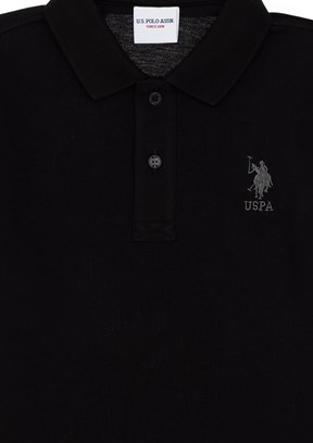 US POLO ASSN Siyah Erkek Çocuk Basic T-Shirt