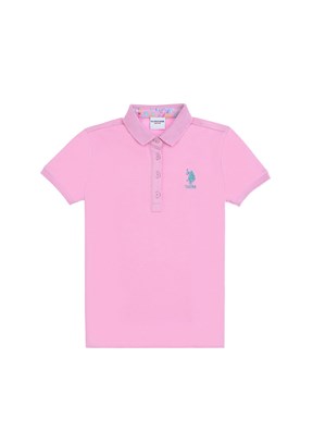US POLO ASSN Beyaz Kız Çocuk Basic T-Shirt