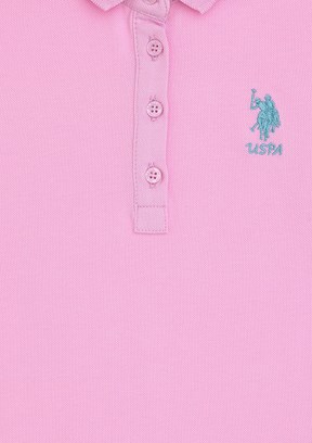 US POLO ASSN Beyaz Kız Çocuk Basic T-Shirt