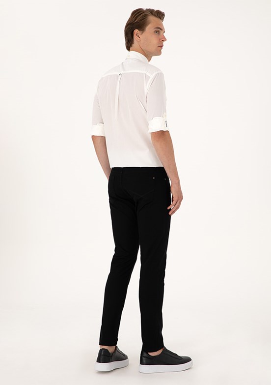 US POLO ASSN Siyah Erkek Chino Pantolon
