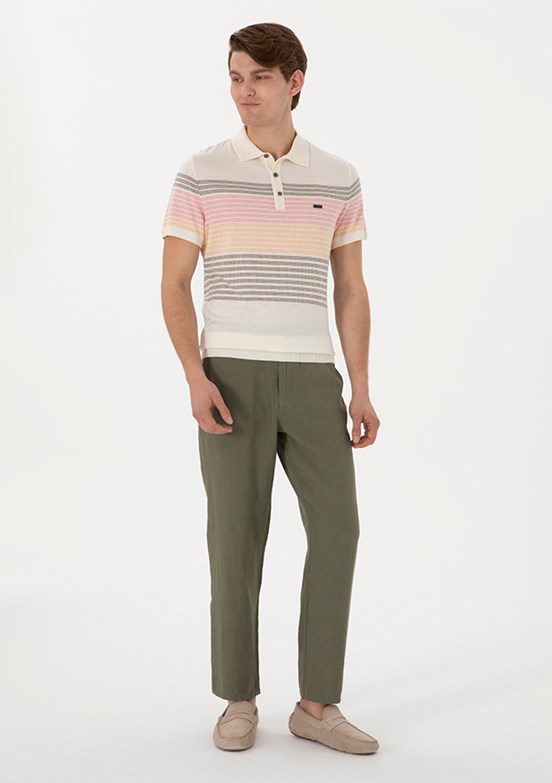 US POLO ASSN Yeşil Erkek Chino Pantolon