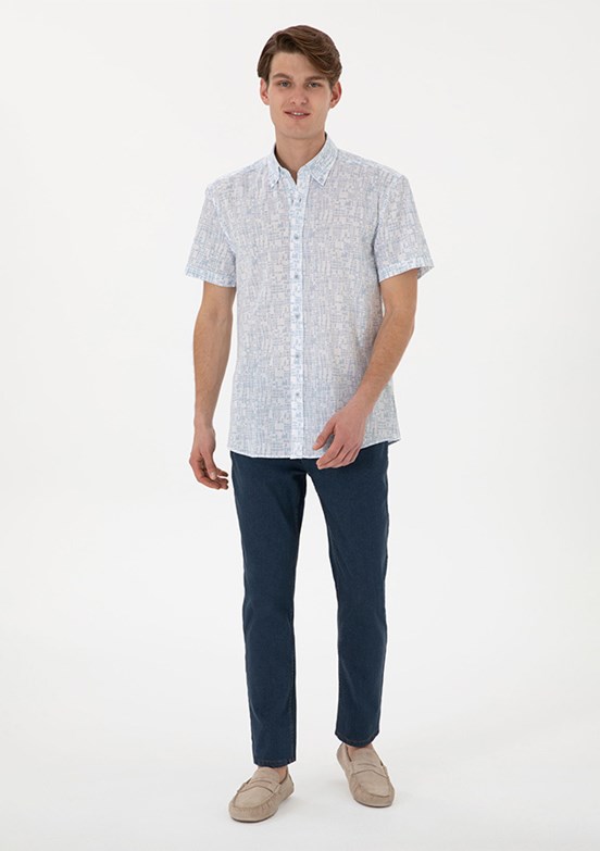 US POLO ASSN Mavi Erkek Slim Jean Pantolon