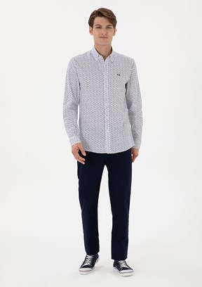 US POLO ASSN Lacivert Erkek Chino Pantolon