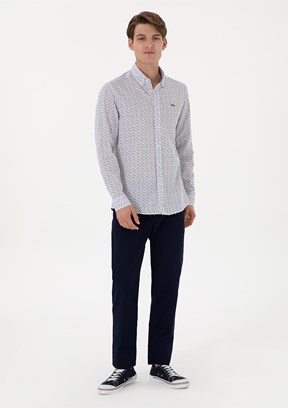 US POLO ASSN Lacivert Erkek Chino Pantolon