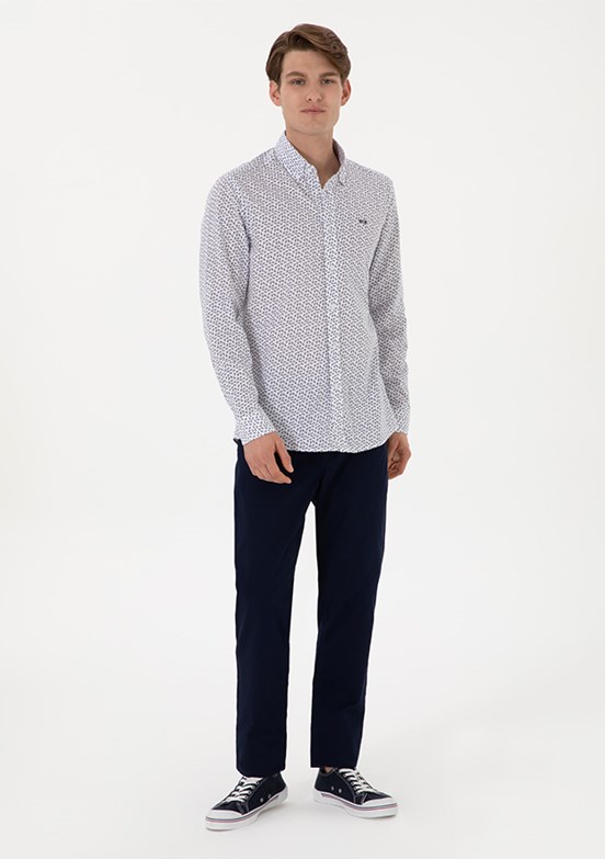 US POLO ASSN Lacivert Erkek Chino Pantolon