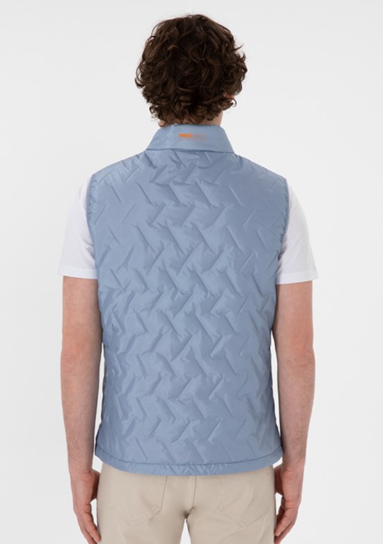 US POLO ASSN Mavi Erkek Basic Yelek
