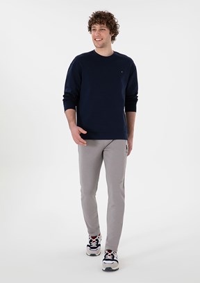 US POLO ASSN Grı Erkek Slim Pantolon