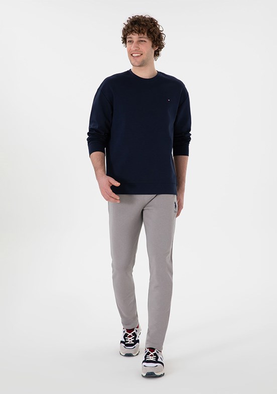 US POLO ASSN Grı Erkek Slim Pantolon