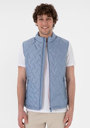 US POLO ASSN Mavi Erkek Basic Yelek
