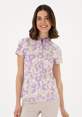 US POLO ASSN Mor Kadın Slim T-shirt