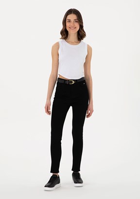 US POLO ASSN Mavi Kadın Slim Jean Pantolon