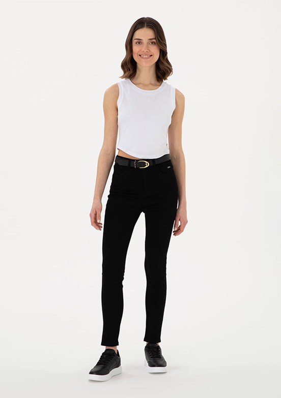 US POLO ASSN Mavi Kadın Slim Jean Pantolon