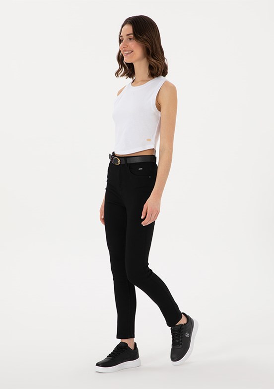US POLO ASSN Mavi Kadın Slim Jean Pantolon