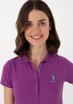 US POLO ASSN Mor Kadın Basic T-shirt